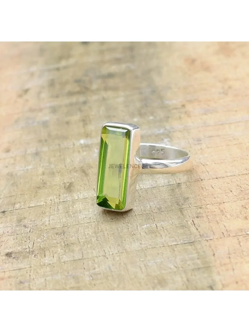 925 Sterling Silver Women's Gemstone Cocktail Ring - January Birthstone Bezel